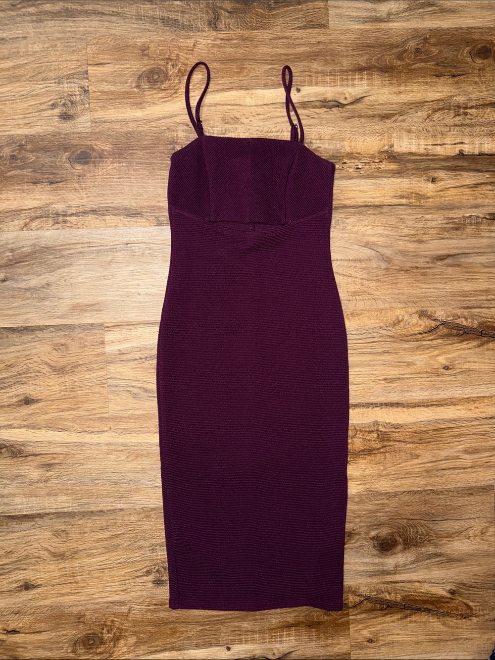 Deep Purple Midi Dress